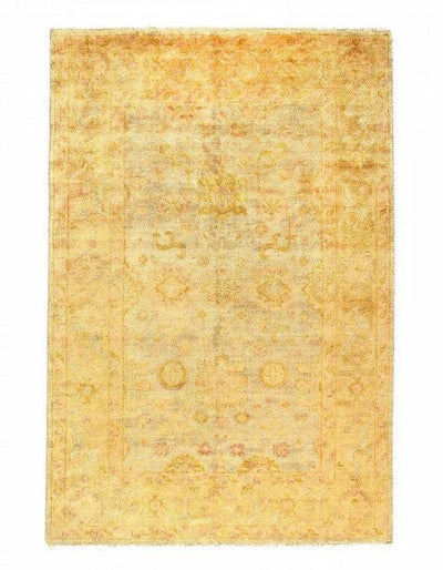 Canvello Original Turkish Oushak Design Hand - Knotted Rug - 6' X 9' - Canvello