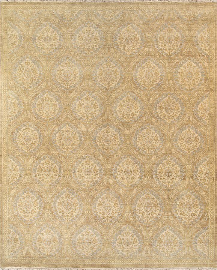 Canvello Ottoman Transitional Hand - Knotted Lamb's Wool Area Rug - 8'2" X 10'1" - Canvello