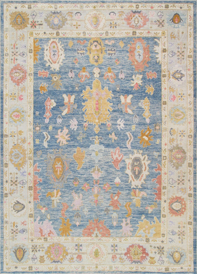 Canvello Oushak Collection Hand - Knotted Wool Area Rug - 9' X 12'6" - Canvello