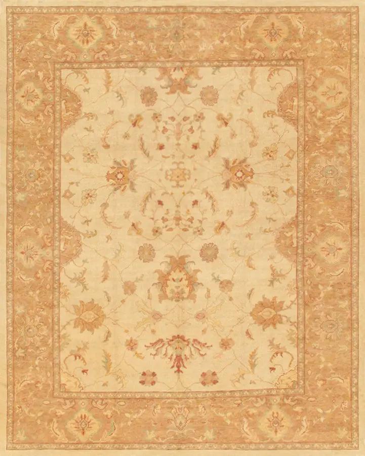 Canvello Oushak Hand-Knotted Lamb's Wool Area Rug-10'10" X 13'9"