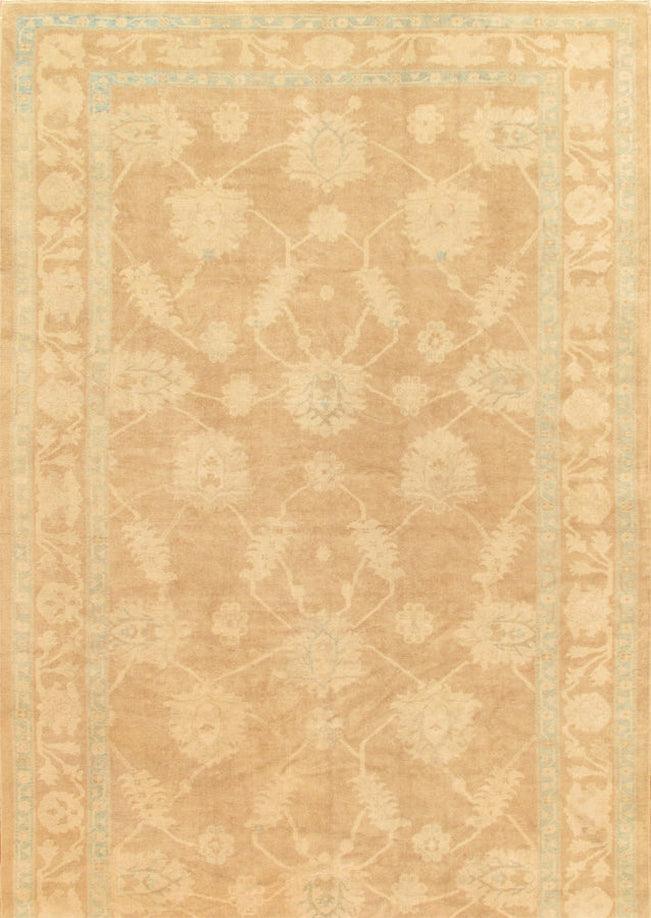 Canvello Oushak Hand-Knotted Lamb's Wool Area Rug-10' X 19'