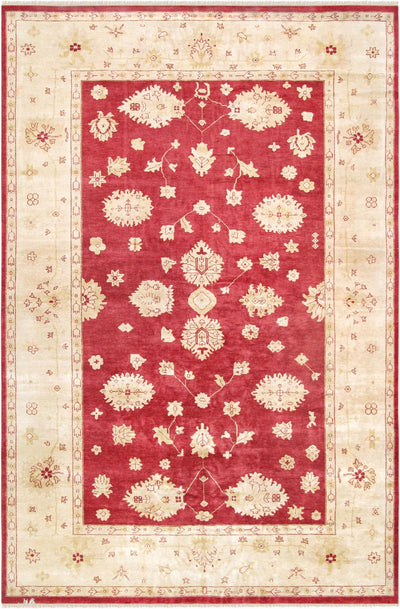 Canvello Oushak Hand-Knotted Lamb's Wool Area Rug- 11'9" X 18'2"