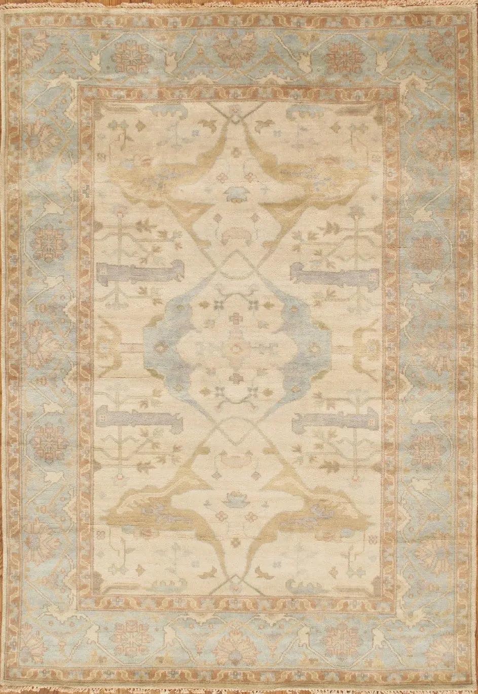 Canvello Oushak Hand-Knotted Lamb's Wool Area Rug- 12' 5" X 17'11"