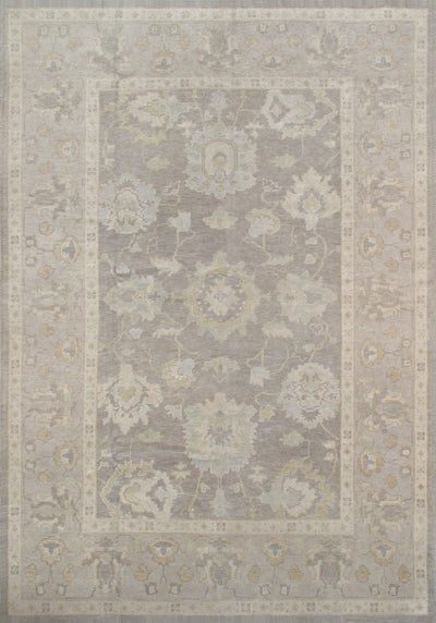 Canvello Oushak Hand-Knotted Lamb's Wool Area Rug- 6'9" X 9'7"