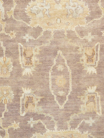 Canvello Oushak Hand-Knotted Lamb's Wool Area Rug- 9'3" X 11'10"