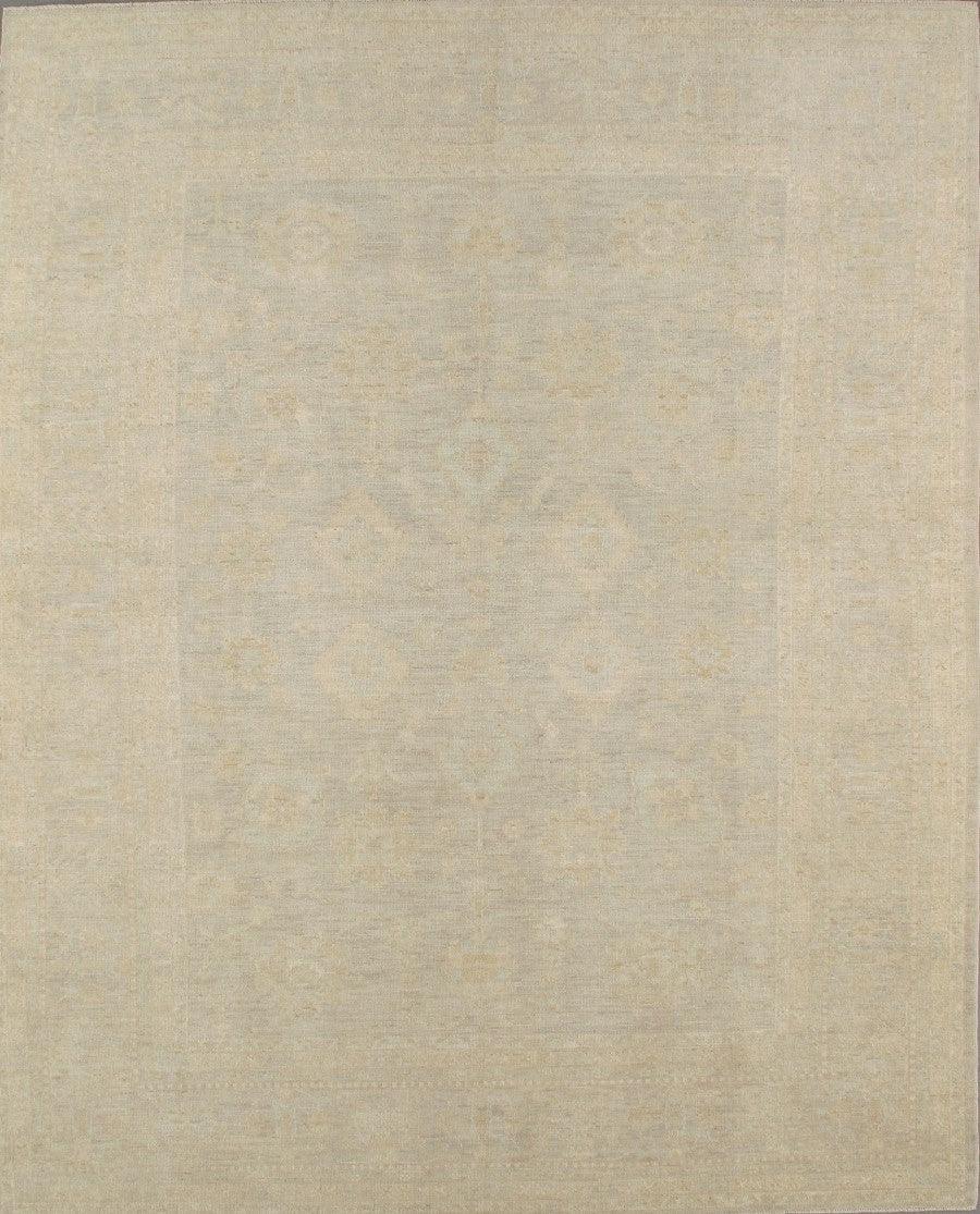 Canvello Oushak Hand-Knotted Lamb's Wool Area Rug- 9'8" X 11'11"