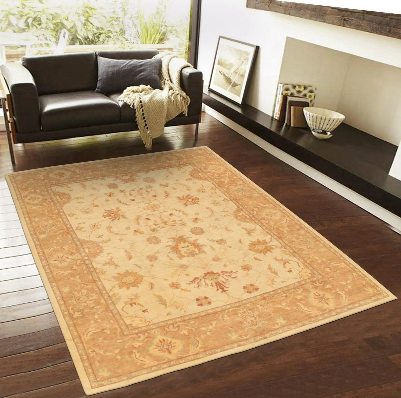 Canvello Oushak Hand - Knotted Lamb's Wool Area Rug - 10'10" X 13'9" - Canvello