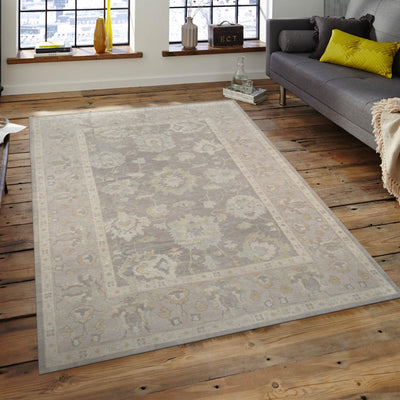 Canvello Oushak Hand - Knotted Lamb's Wool Area Rug - 6'9" X 9'7" - Canvello