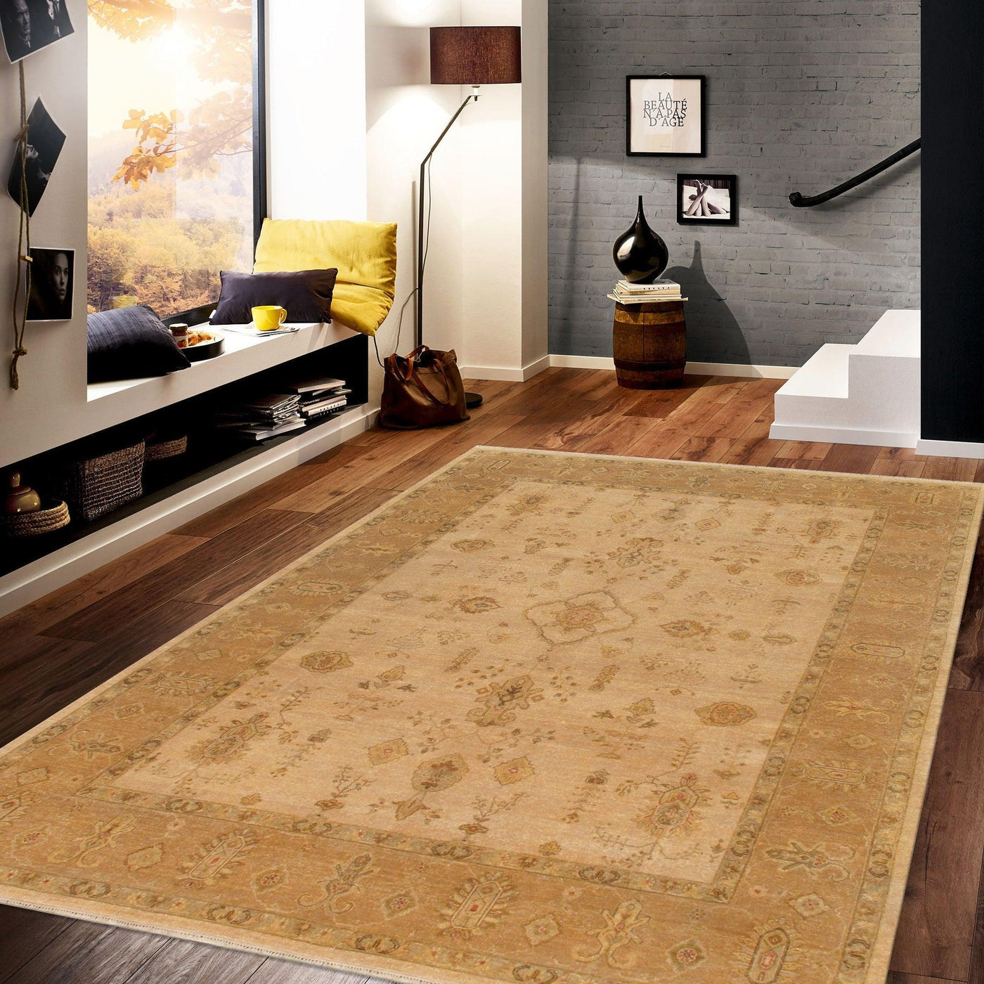 Canvello Oushak Hand - Knotted Lamb's Wool Area Rug - 8'10" X 12'1" - Canvello