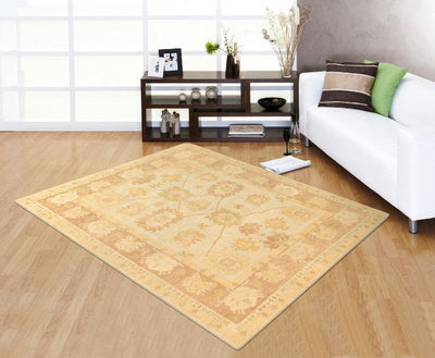 Canvello Oushak Hand - Knotted Lamb's Wool Area Rug - 8'8" X 9'11" - Canvello