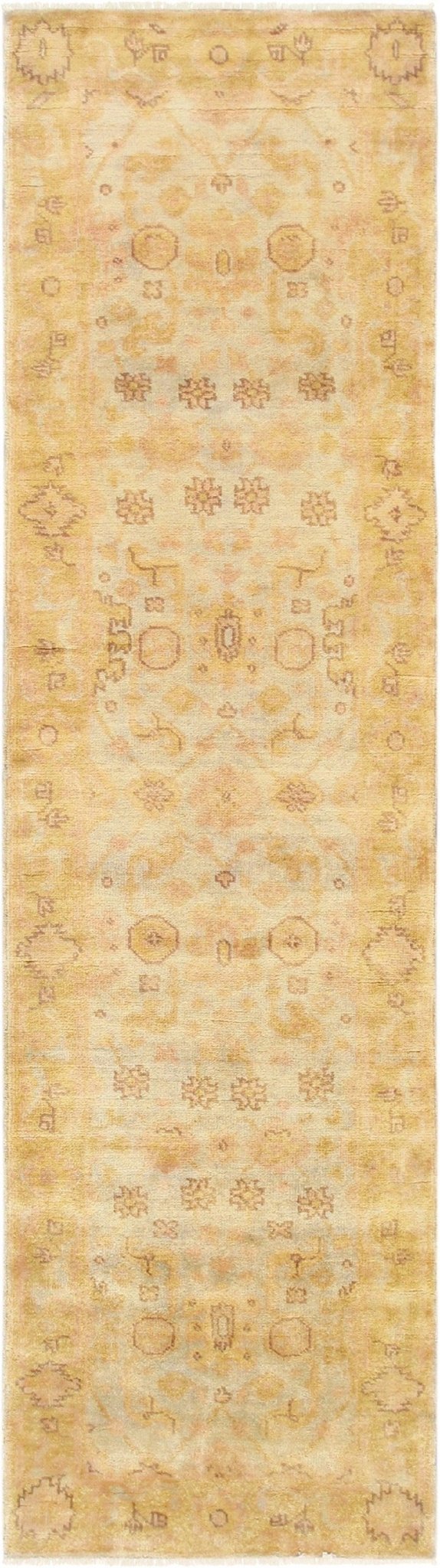 Canvello Oushak Hand - Knotted Lamb's Wool Runner - 2'9" X 9'11" - Canvello