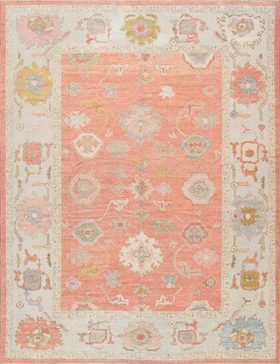 Canvello Oushak Hand - Knotted Wool Area Rug - 10'4" X 13'3" - Canvello