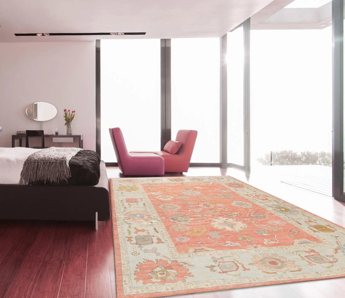 Canvello Oushak Hand - Knotted Wool Area Rug - 10'4" X 13'3" - Canvello