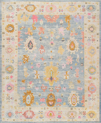 Canvello Oushak Hand-Knotted Wool Area Rug-11'7" X 14'2"