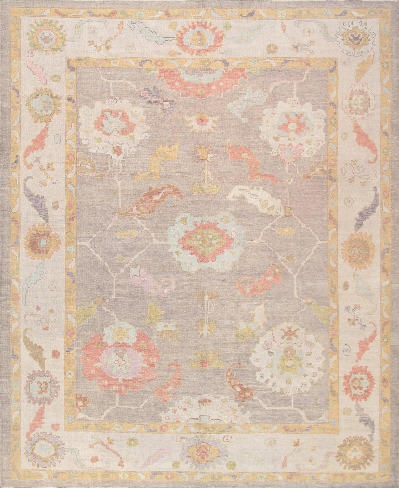 Canvello Oushak Hand - Knotted Wool Area Rug - 11'10" X 14'4" - Canvello