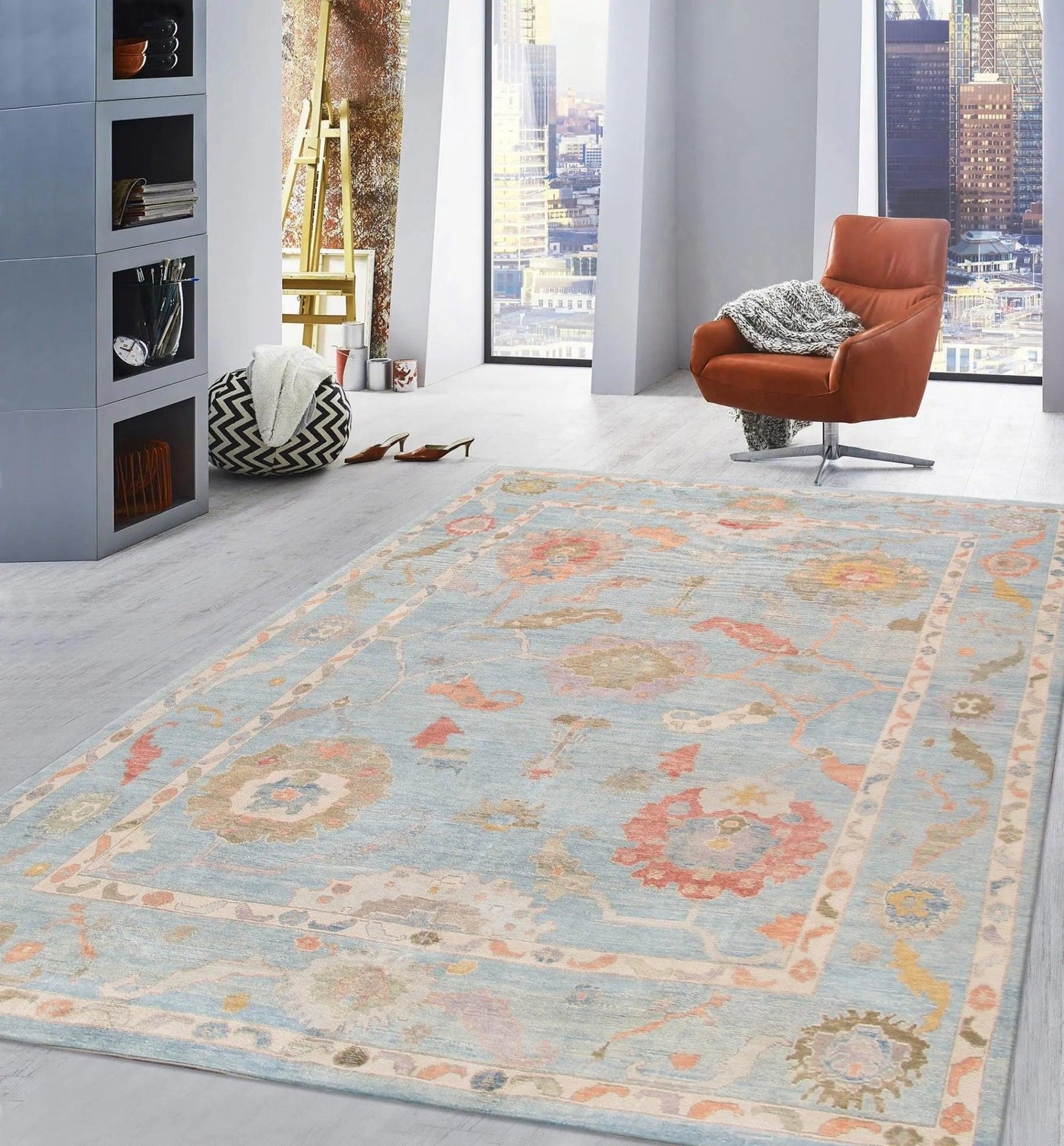 Canvello Oushak Hand - Knotted Wool Area Rug - 11'11" X 14'4" - Canvello