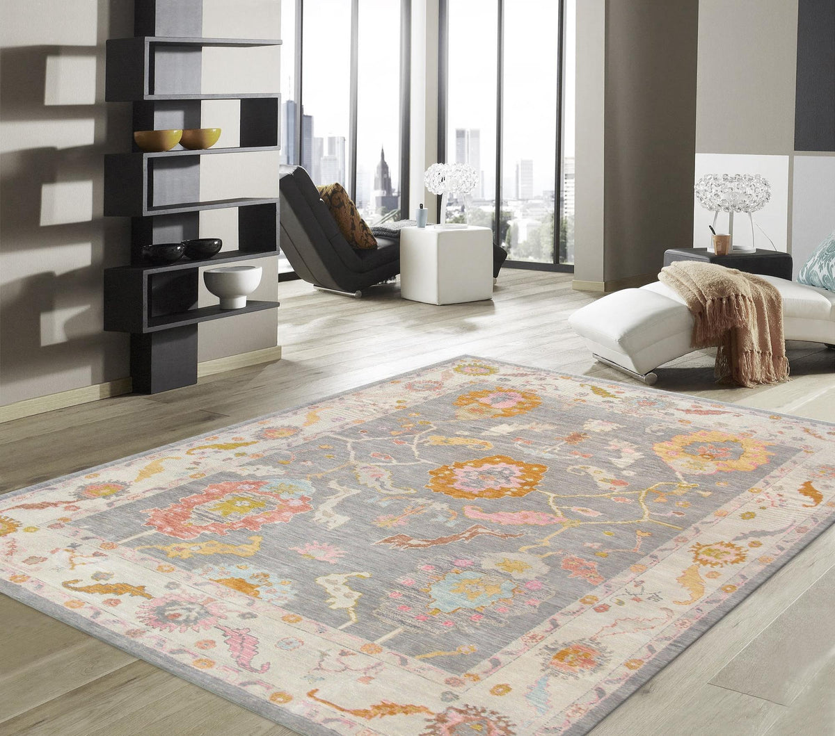 Canvello Oushak Hand - Knotted Wool Area Rug - 11'6" X 14'6" - Canvello