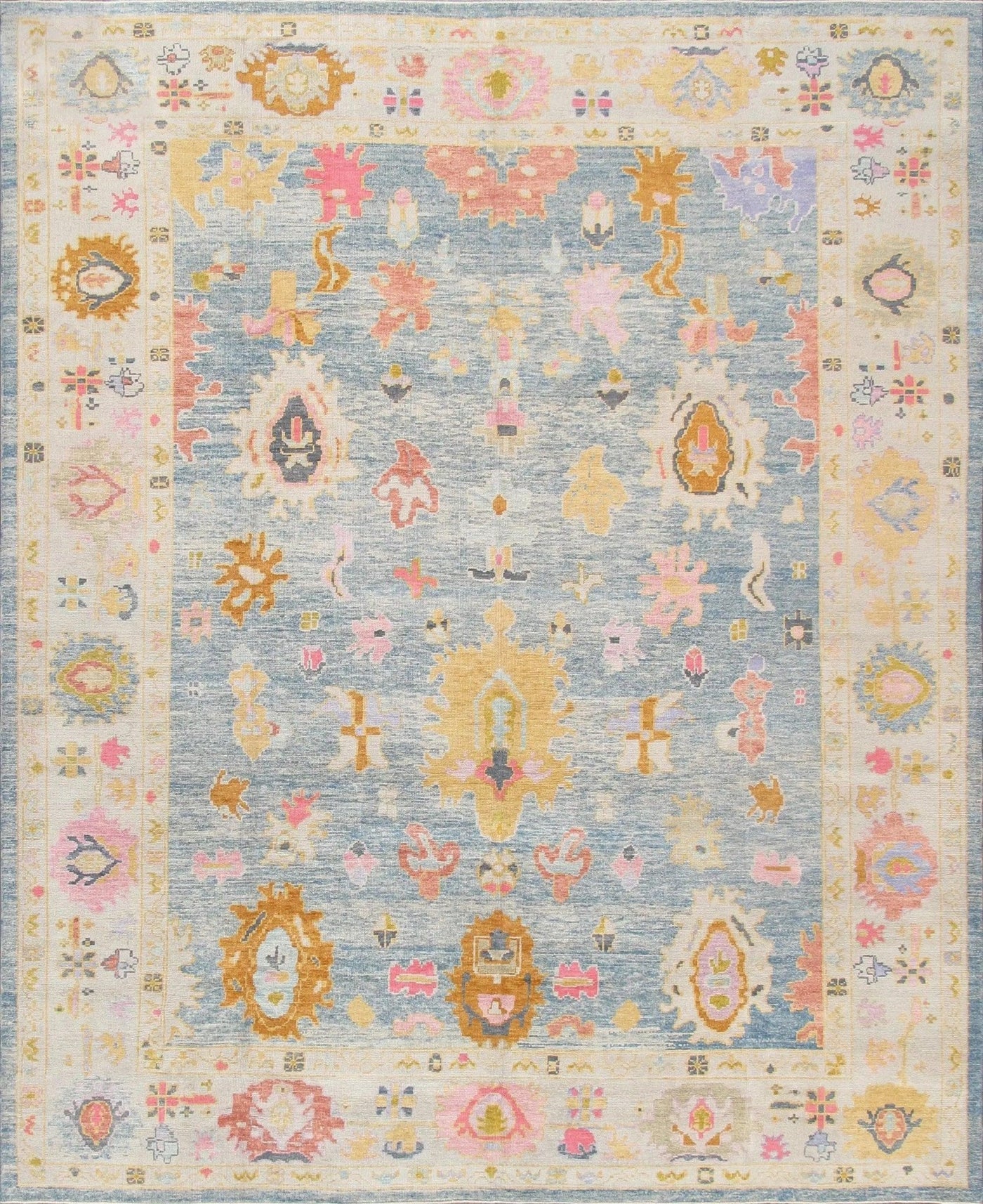 Canvello Oushak Hand - Knotted Wool Area Rug - 11'7" X 14'2" - Canvello