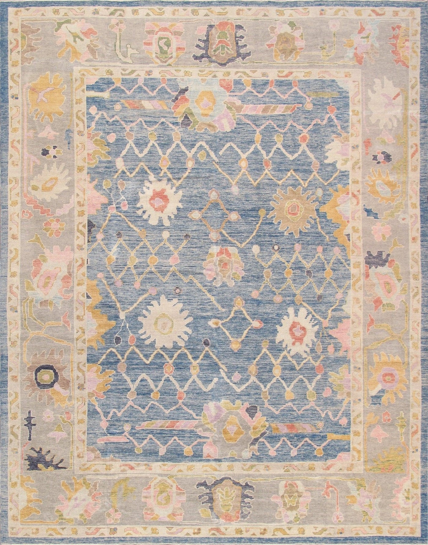 Canvello Oushak Hand - Knotted Wool Area Rug - 11'7" X 14'7" - Canvello