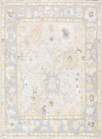 Canvello Oushak Hand-Knotted Wool Area Rug- 9'10" X 14'