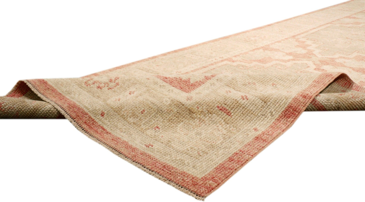 Canvello Oushak Hand - Knotted Wool Runner - 2'11" X 9'5" - Canvello