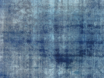 Canvello Overdyed Blue Area Rugs For Living Room - 9'8" X 12'10" - Canvello