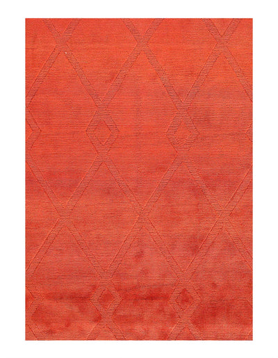 Canvello Overdyed Burnt Orange Area Rugs - 9'1'' X 12'2'' - Canvello