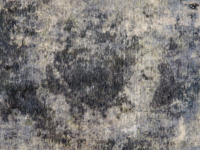 Canvello Overdyed Grey Blue Area Rug - 8'4" X 10'3"
