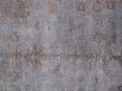 Canvello Overdyed Hand-Knotted Lamb's Wool Area Rug- 7'10" X 9'4"
