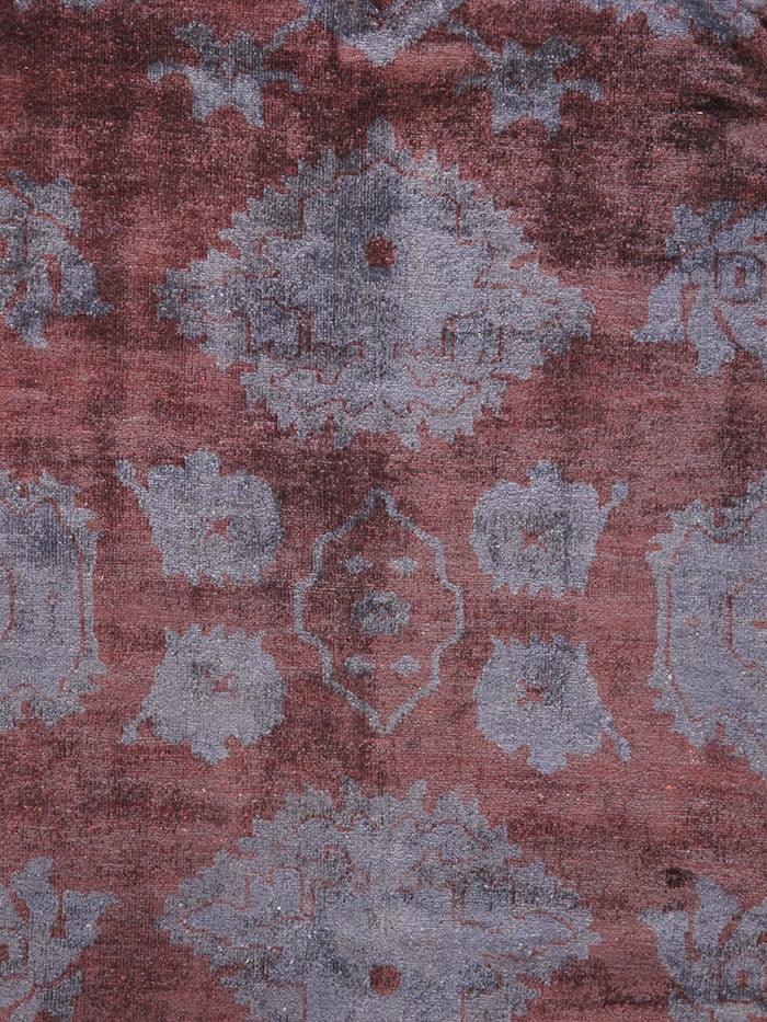 Canvello Overdyed Hand-Knotted Lamb's Wool Area Rug- 8'1" X 10'