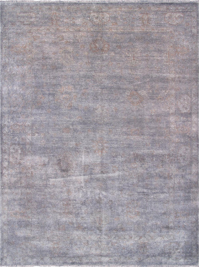 Canvello Overdyed Hand-Knotted Lamb's Wool Area Rug- 9'11" X 13'8"