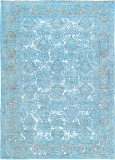 Canvello Overdyed Hand-Knotted Lamb's Wool Area Rug- 9'9" X 13'5"