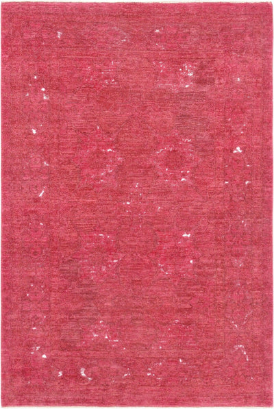 Canvello Overdyed Hand - Knotted Lamb's Wool Area Rug - 4' X 6' - Canvello