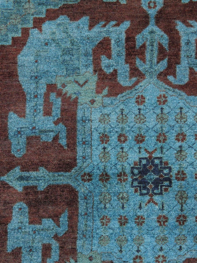 Canvello Overdyed Hand - Knotted Lamb's Wool Area Rug - 8'3" X 10' - Canvello