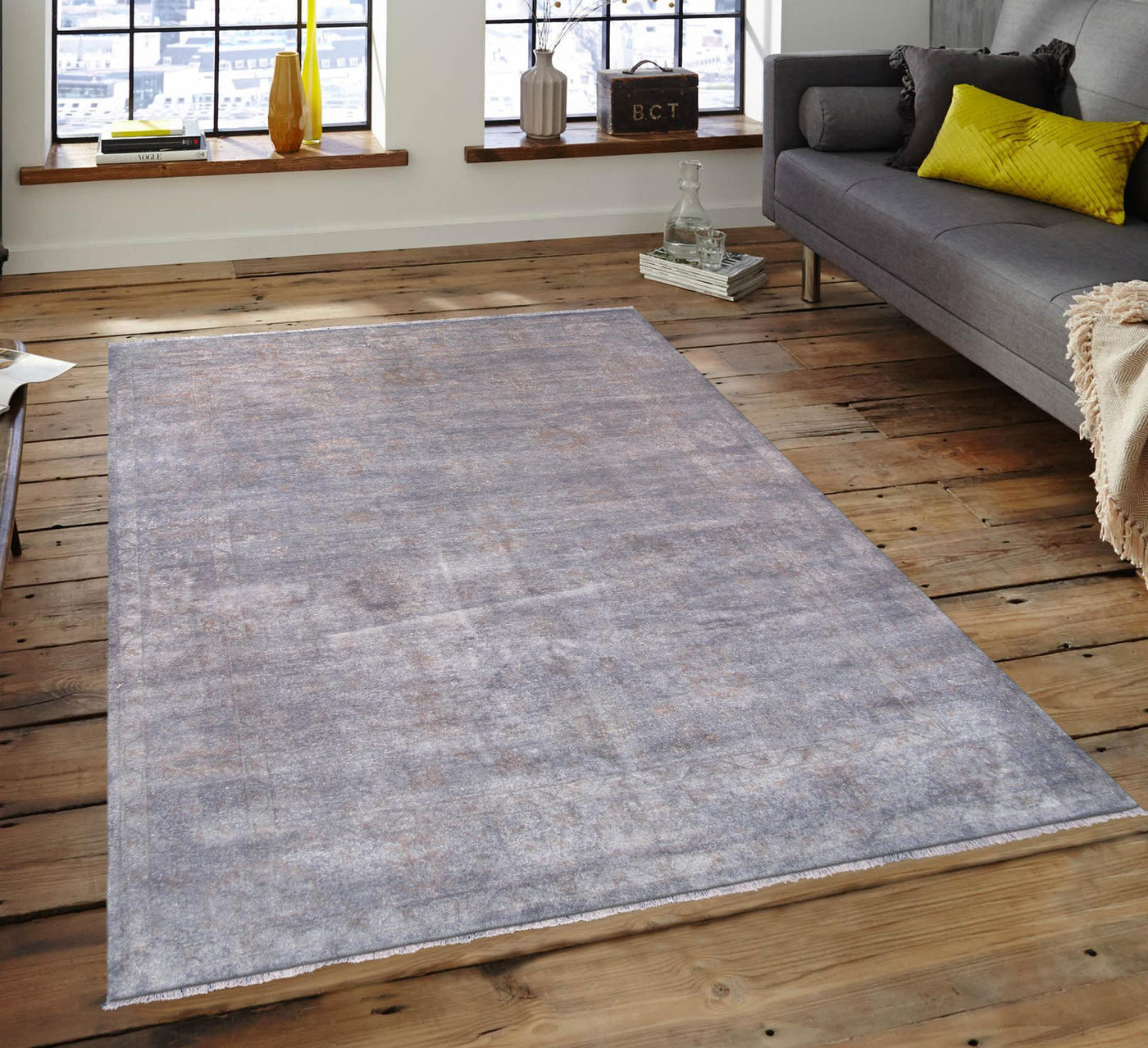 Canvello Overdyed Hand - Knotted Lamb's Wool Area Rug - 9'11" X 13'8" - Canvello