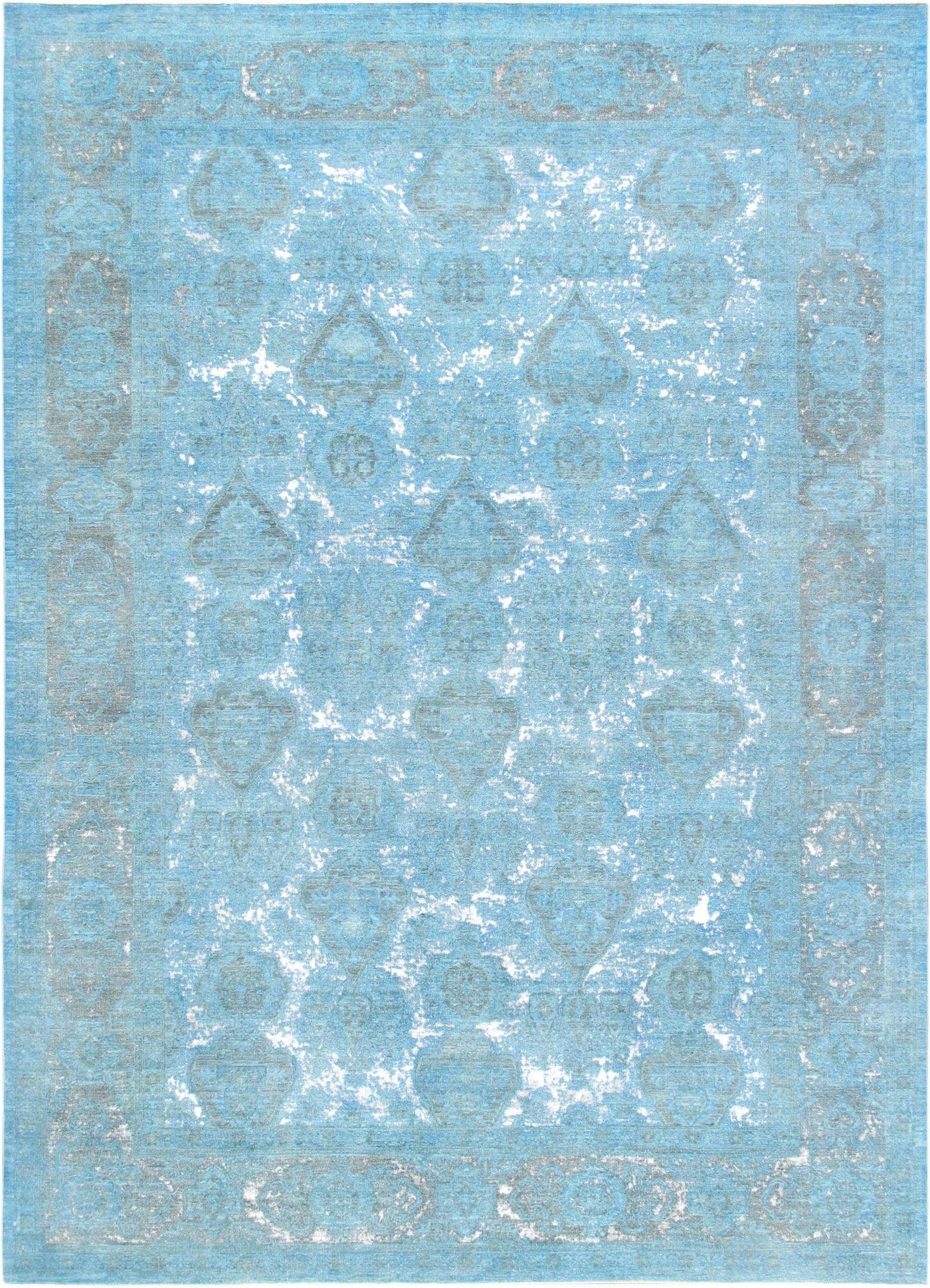 Canvello Overdyed Hand - Knotted Lamb's Wool Area Rug - 9'9" X 13'5" - Canvello