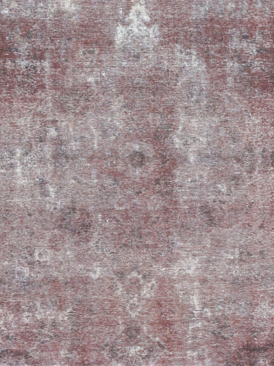 Canvello Overdyed Hand-Knotted Light Purple Rug - 9'4" X 11'10"