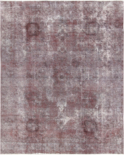 Canvello Overdyed Hand - Knotted Light Purple Rug - 9'4" X 11'10" - Canvello