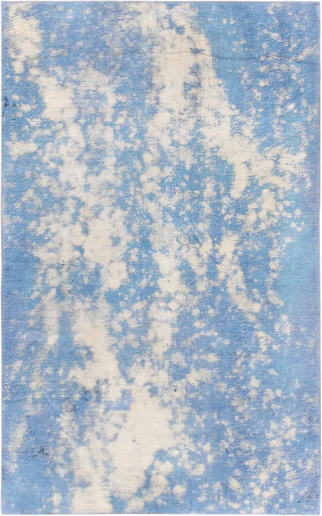 Canvello Overdyed Light Blue Area Rugs - 3'1" X 5' - Canvello