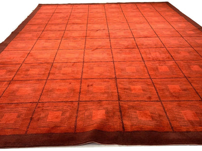 Canvello Overdyed Orange Rugs For Living Room - 4' X 6' - Canvello