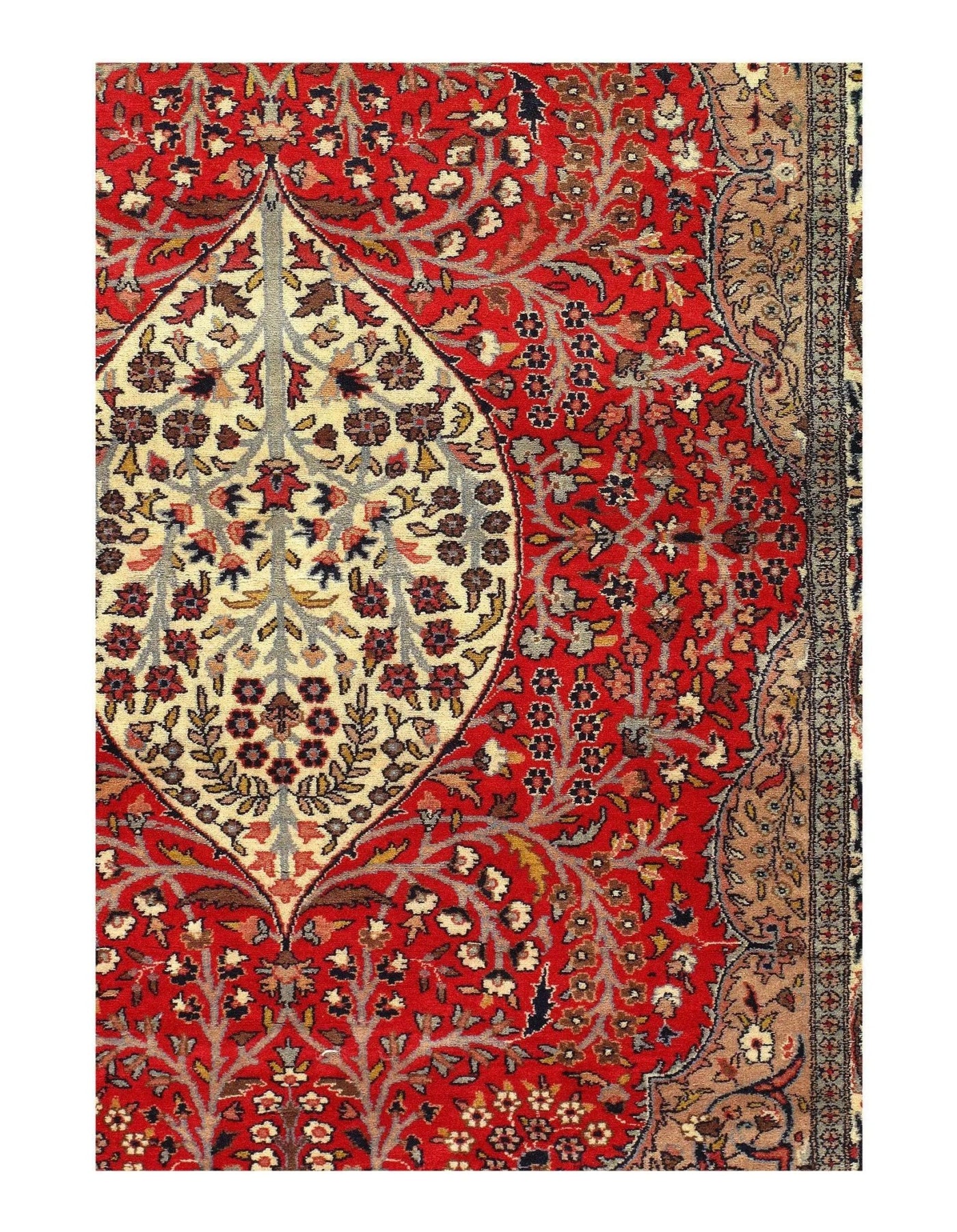 Canvello Pak Silkroad Kerman Hand - Knotted Rug - 4′3" × 6'2" - Canvello