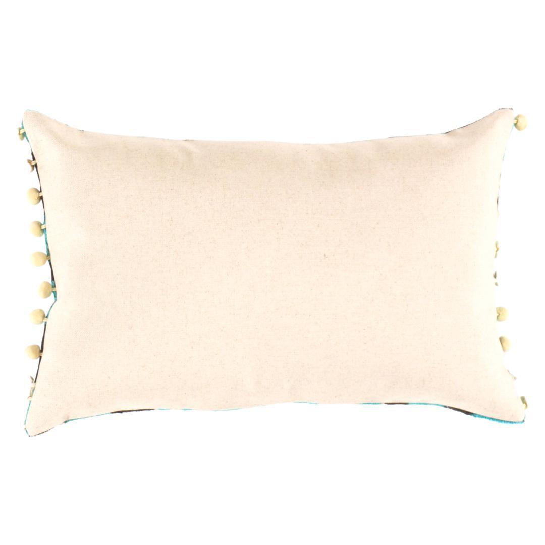 Canvello Patchwork Velvet Handmade Throw Pillow - 16'' X 24''