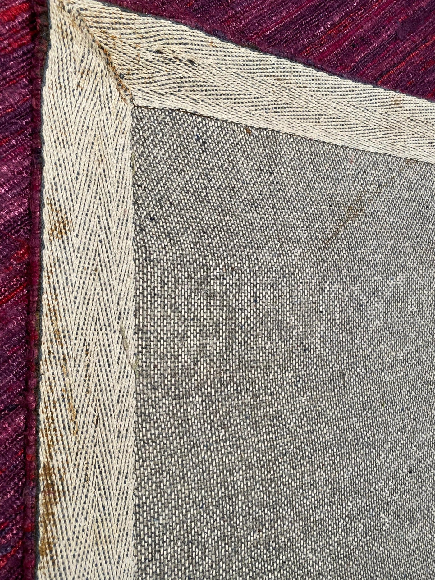 Purple Flat-weave Tufted Sari Silk Rug - 8' X 10'