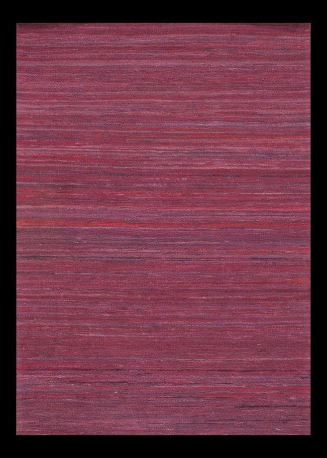 Canvello Purple Red Sari - Silk Modern Flat Weave Rug (4 sizes available) - Canvello