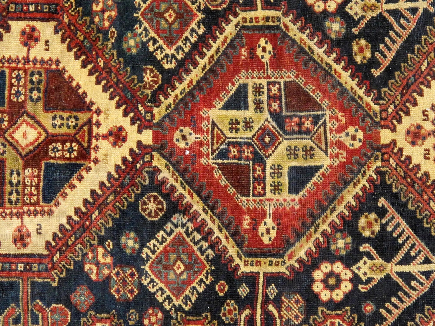 Canvello Qashgaie Small Area Rugs For Bedroom - 4'1" X 6'4"