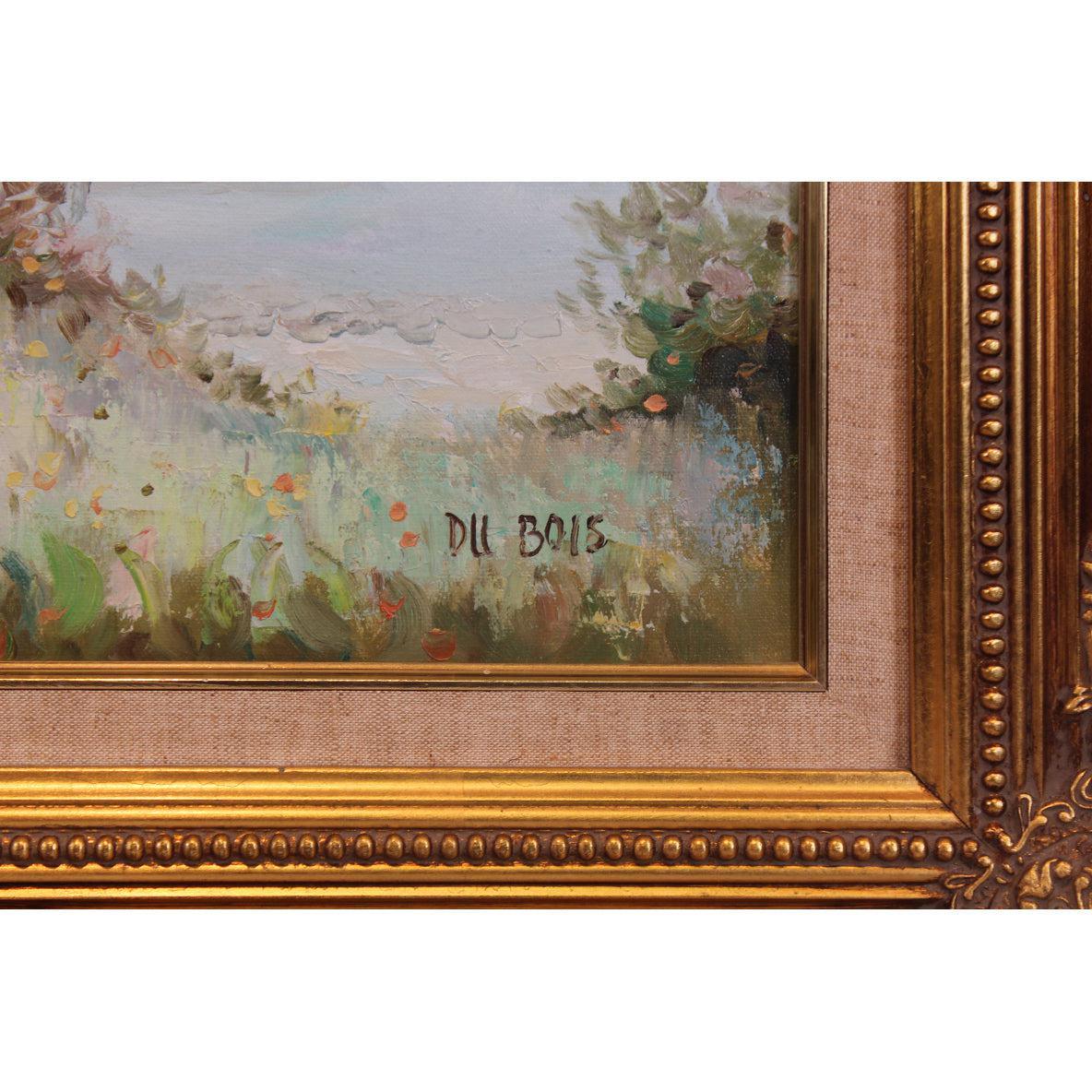 Canvello Rare Oil on canvas Painting by Pierre du Bois (French, 20th Century) - Canvello