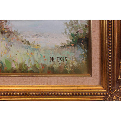 Rare Oil on canvas Painting by Pierre du Bois (French, 20th Century)