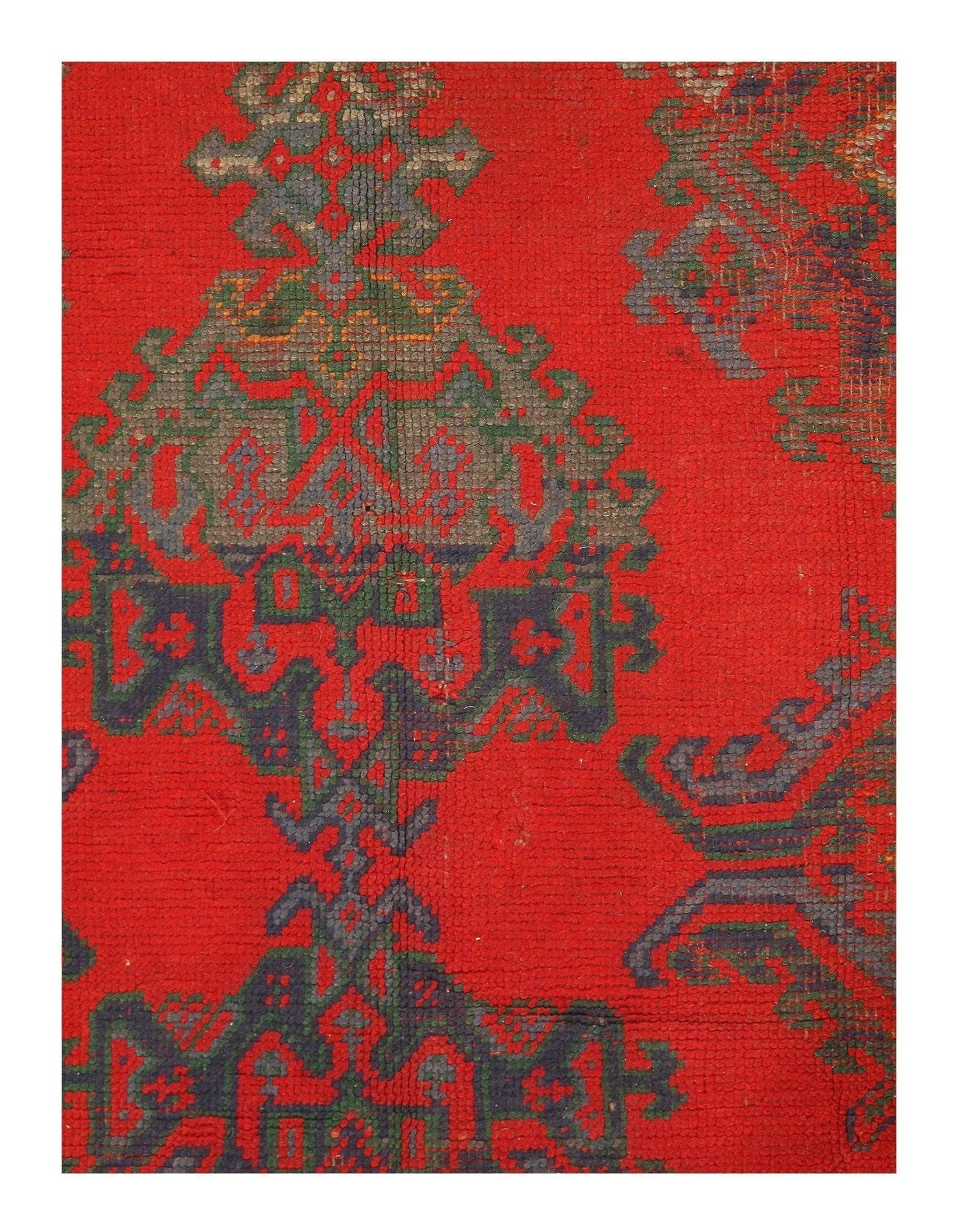 Canvello Red Antique Turkish Oushak rug - 7'3'' X 17'8'' - Canvello