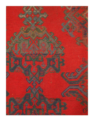 Canvello Red Antique Turkish Oushak rug - 7'3'' X 17'8'' - Canvello