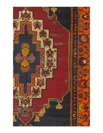 Canvello Red Antique Turkish Rug - 4'8" X 7'2" - Canvello